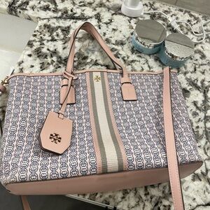 Tory Burch Beige and Cream Tote